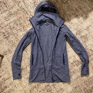 Lululemon blue running jacket size 2
